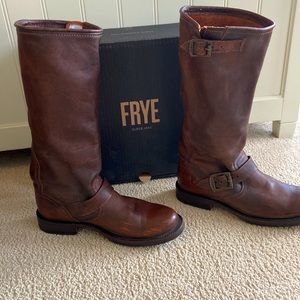 Frye boots. Worn only once. Like new excellent condition